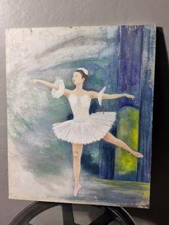 Vintage Ballerina painting