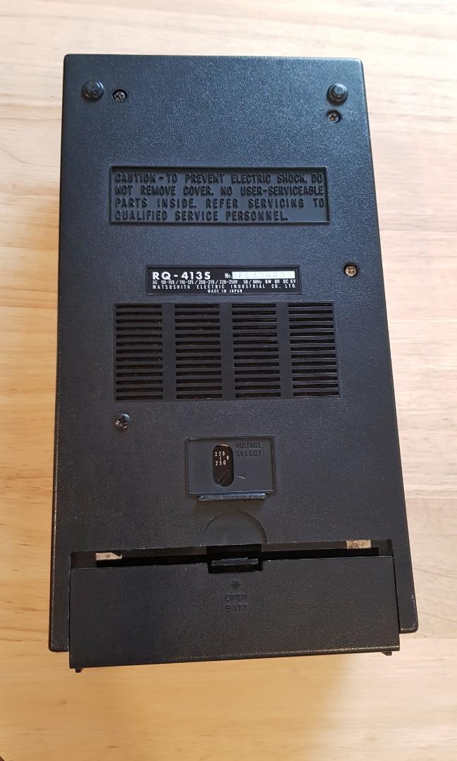 Vintage National Panasonic Cassette Player/Radio /Recorder, Audio