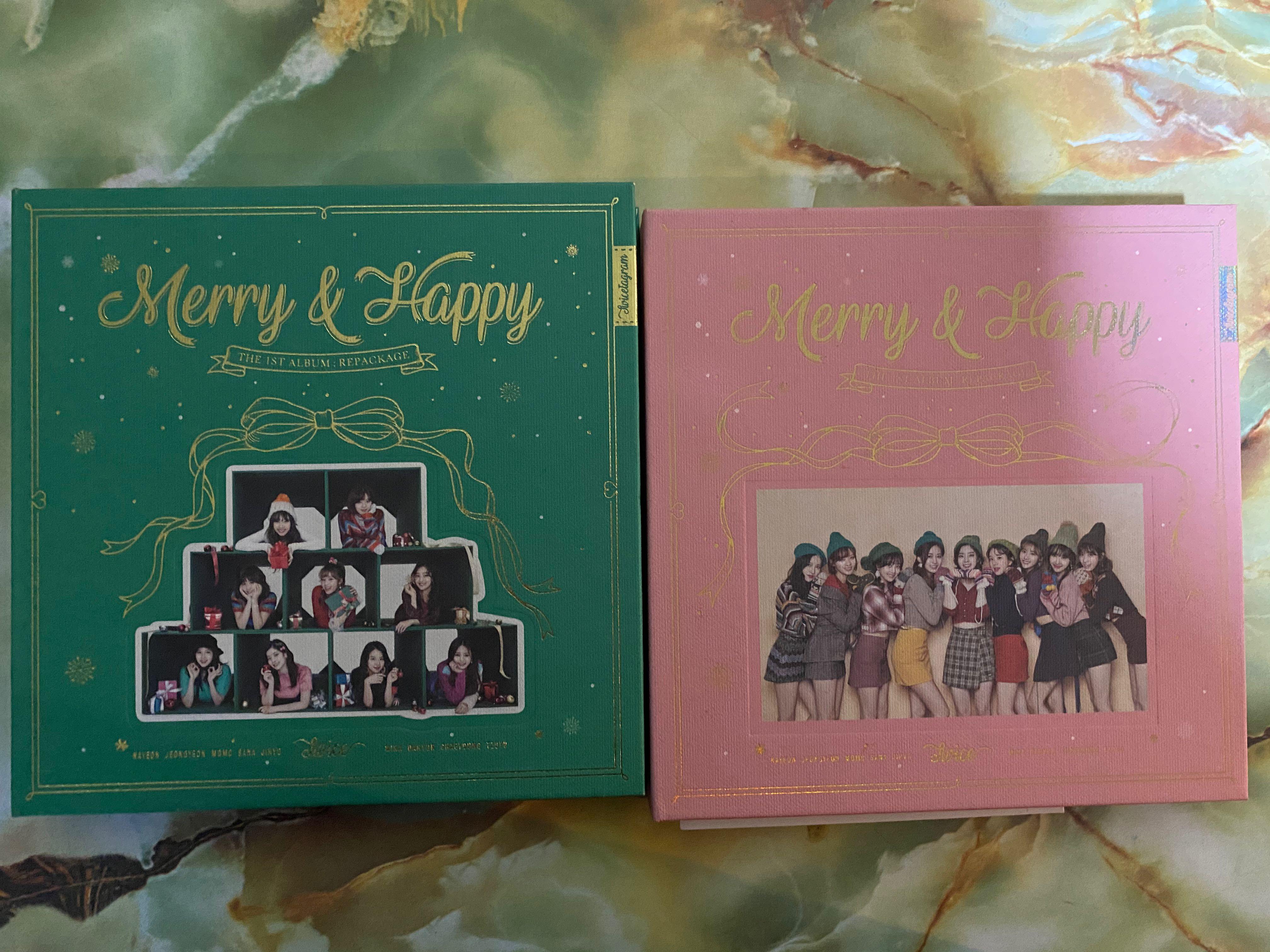 Wts Twice Merry And Happy Album Hobbies Toys Memorabilia Collectibles K Wave On Carousell