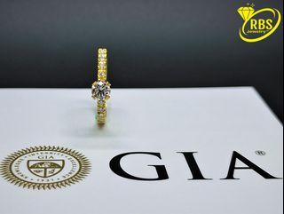 14k GIA Certified Diamond Engagement Ring