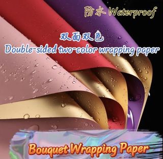  Healifty 20Pcs bouquet wrapping paper Waterproof Wrapping Paper  pp tool wrapping paper translucent flower bag Phnom Penh floral paper  Waterproof Packing Paper : Health & Household