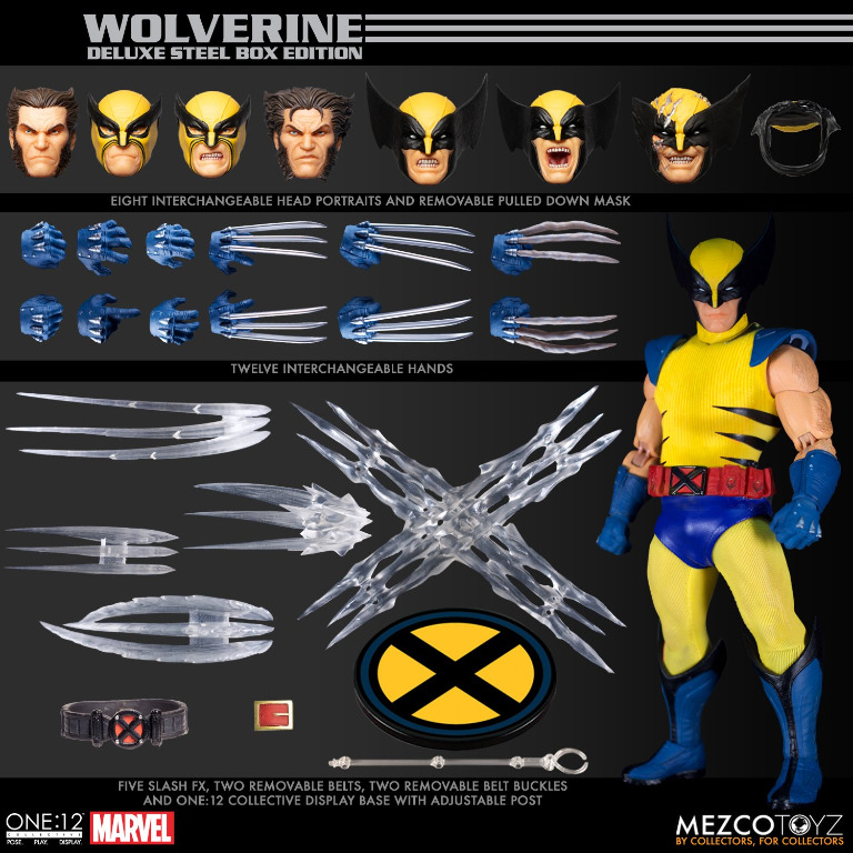 預訂) Mezco One:12 Wolverine - Deluxe Steel Box Edition, 興趣及