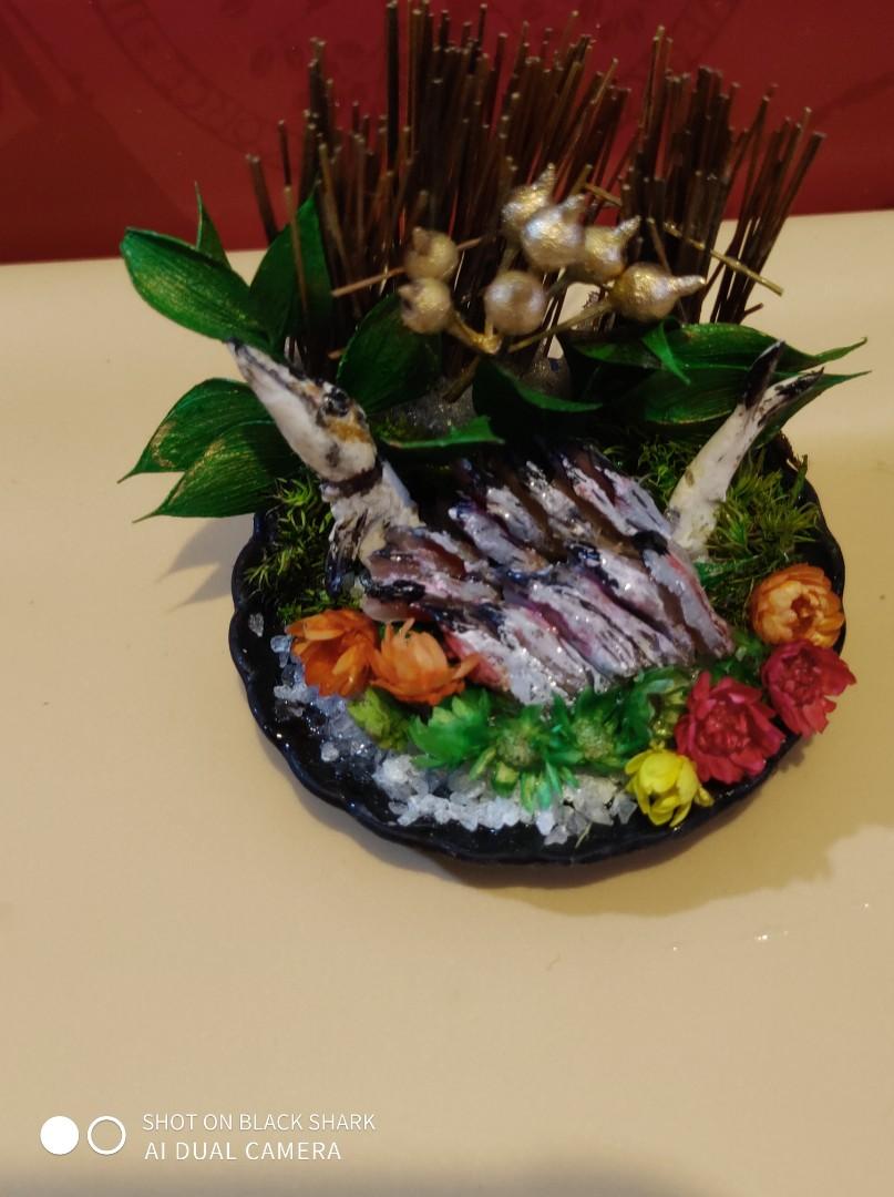 仿真食物日式秋刀魚刺身polymer Clay 黏土 興趣及遊戲 手作 自家設計 工藝用品及工具 Carousell