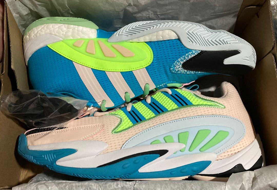 Adidas Crazy Byw 2 0 Cyan Pink Tint Us 11 5 Men S Fashion Footwear Sneakers On Carousell