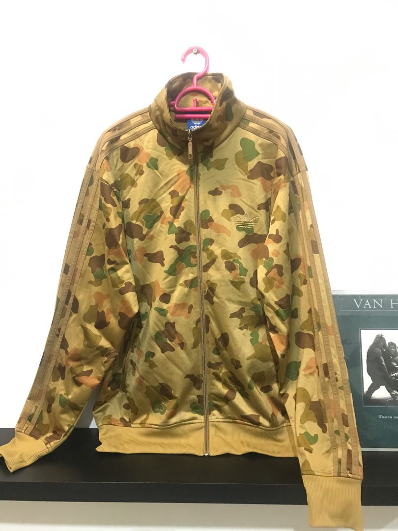 Adidas track store top camo