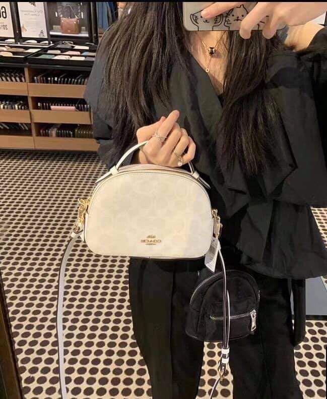 Serena satchel in signature canvas hotsell