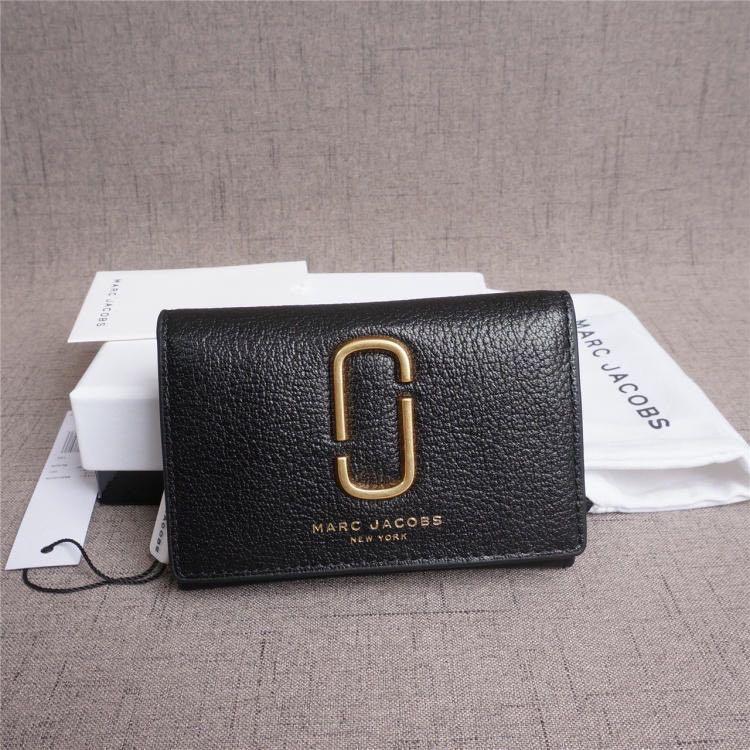 Authentic marc jacobs bifold wallet ykk zipper