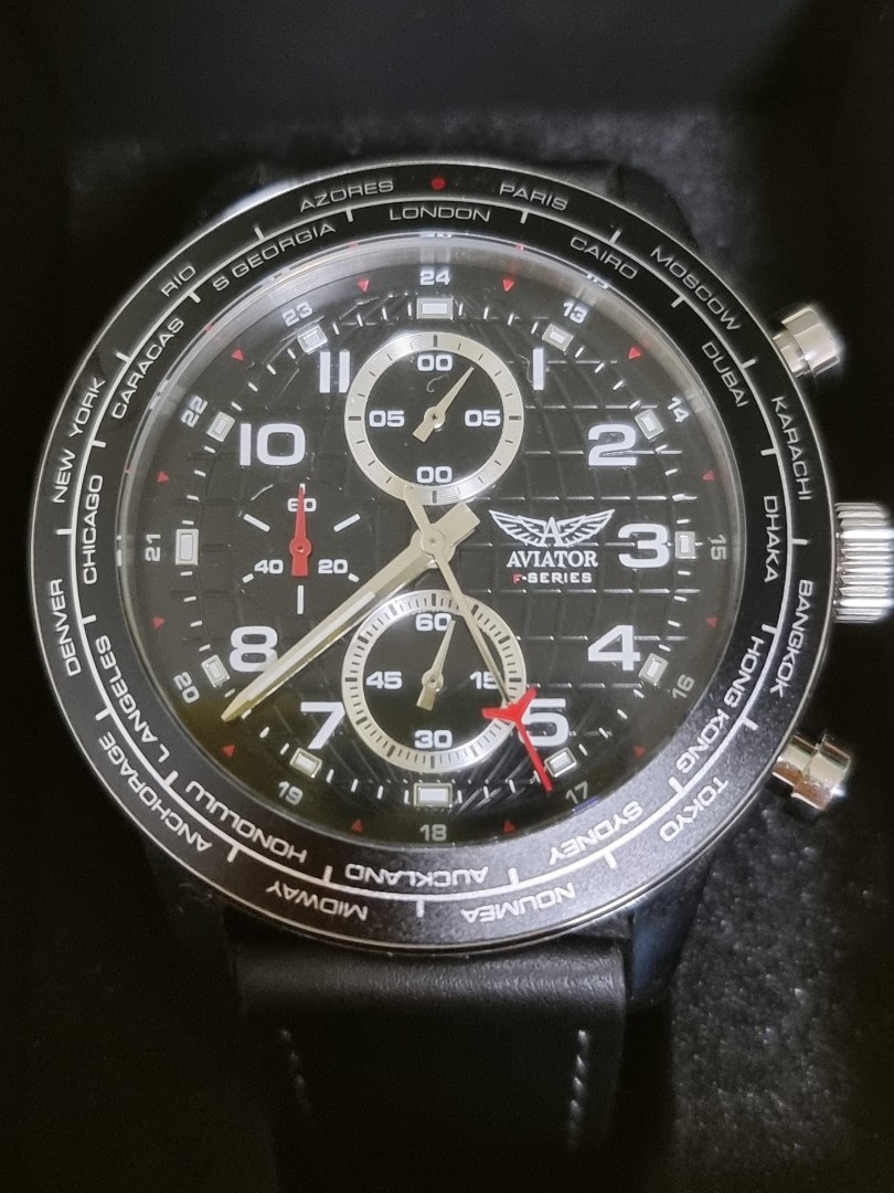 Aviator f series world time clearance