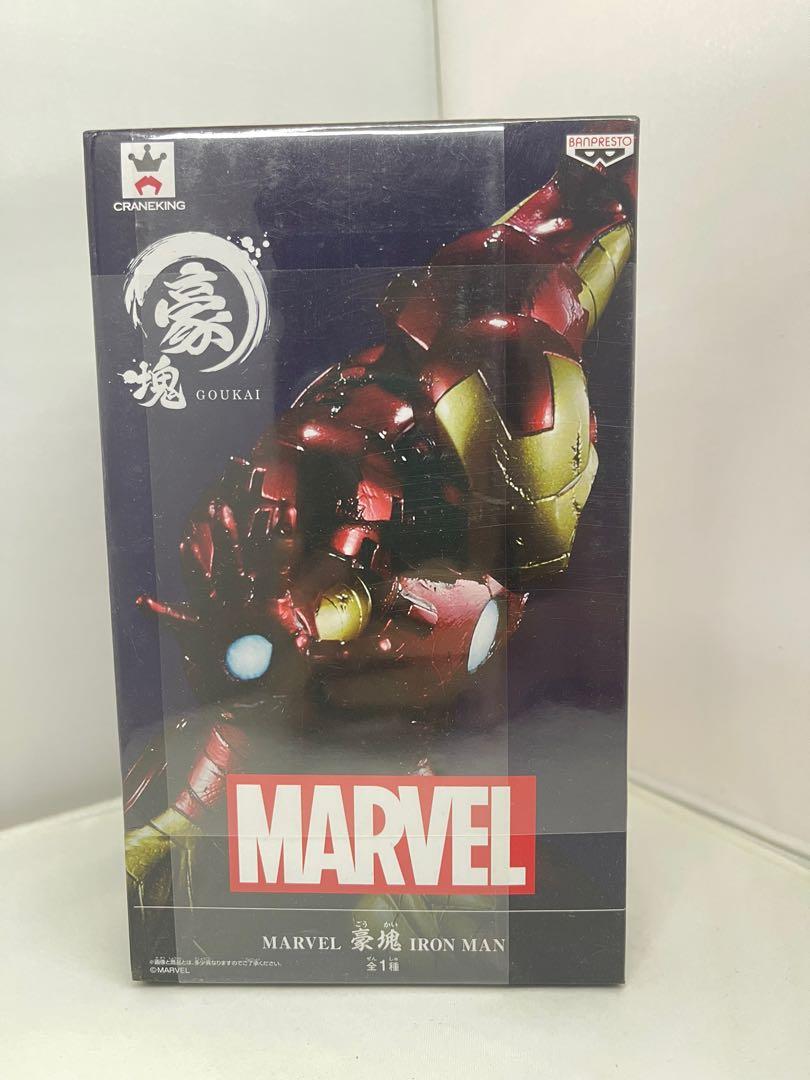 BANPRESTO Marvel 豪塊ironman, 興趣及遊戲, 玩具& 遊戲類- Carousell