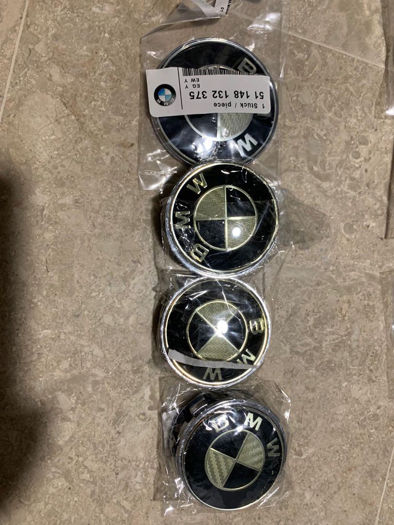 BMW F10 black emblems, Car Accessories, Accessories on Carousell