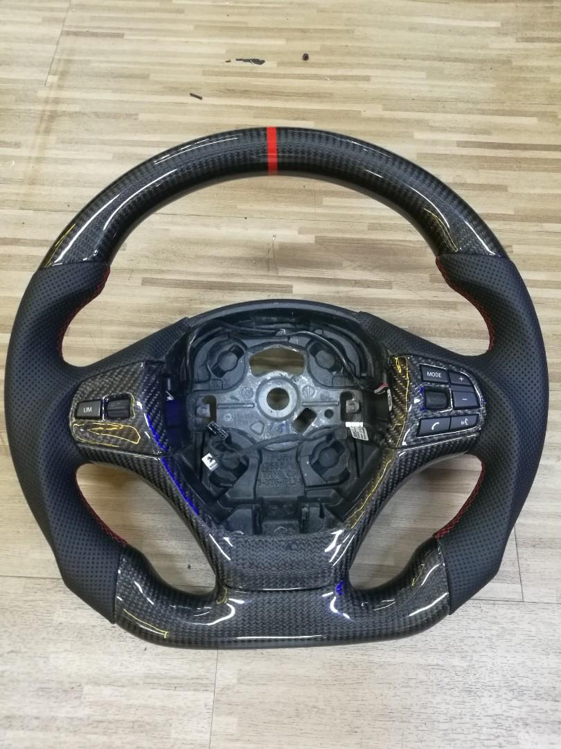 Bmw 335i carbon hotsell fiber steering wheel