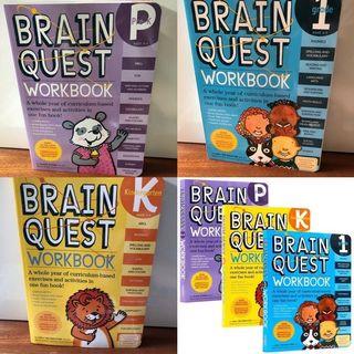 Brain quest activity workbook for kindergarten preschool and gradeschool