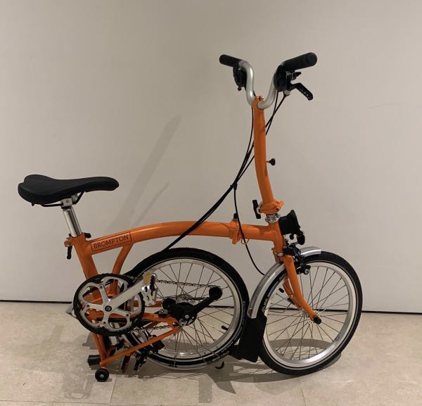 BROMPTON M6L ORANGE Sports Equipment Bicycles Parts Bicycles on Carousell