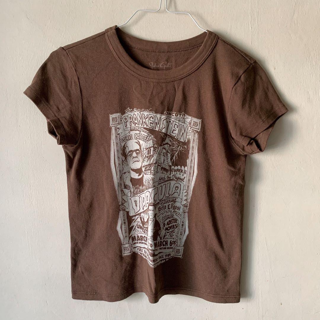 Brown Frankenstein Hailie Women S Fashion Tops Other Tops On Carousell