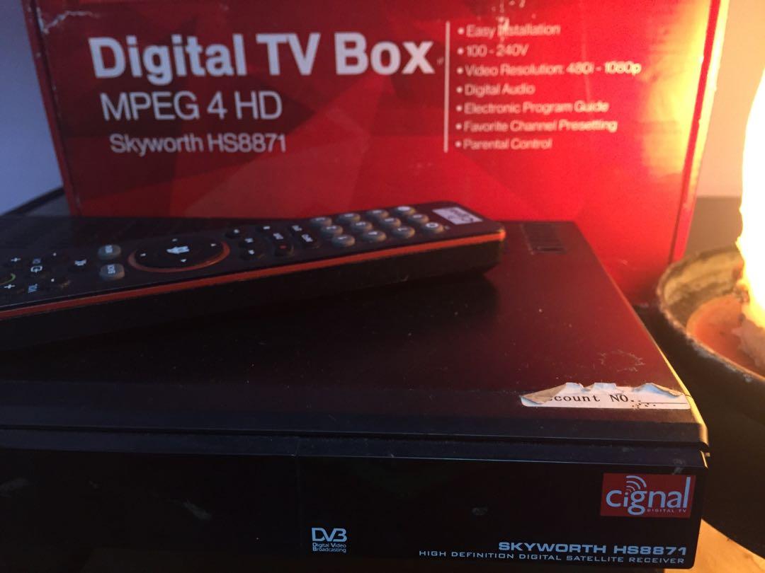 cignal tv box