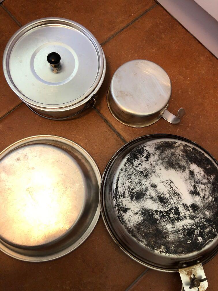 coleman backpacking cookware