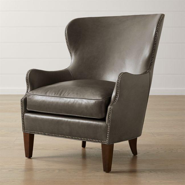 Crate and online barrel wing chair