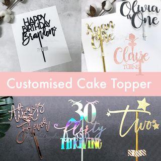 Customised Cake Topper