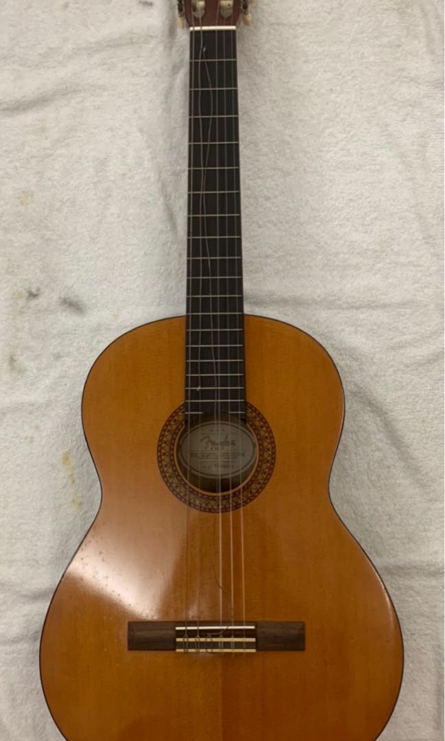 Fender CG 7 guitar Hobbies Toys Music Media Musical