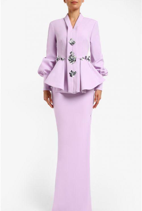 Fiziwoo Kebaya Marjoram Women S Fashion Muslimah Fashion Baju Kurung Sets On Carousell