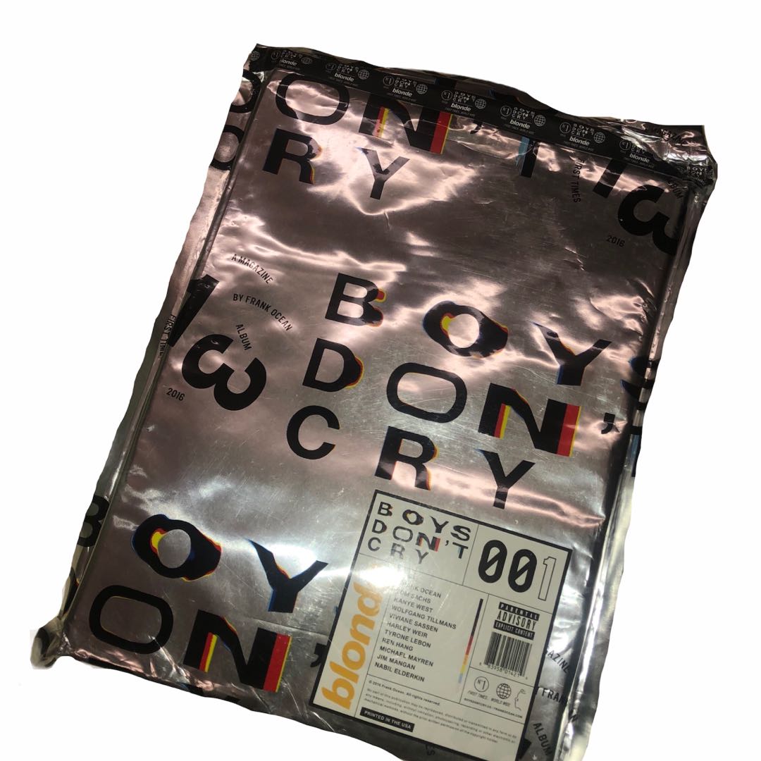 Frank Ocean Boys Don't Cry Magazine Issue 1, 興趣及遊戲, 書本 