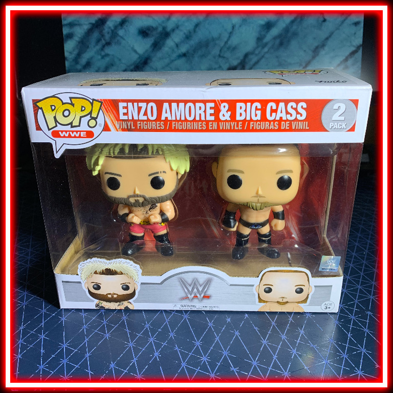 Enzo amore and big shop cass funko pop