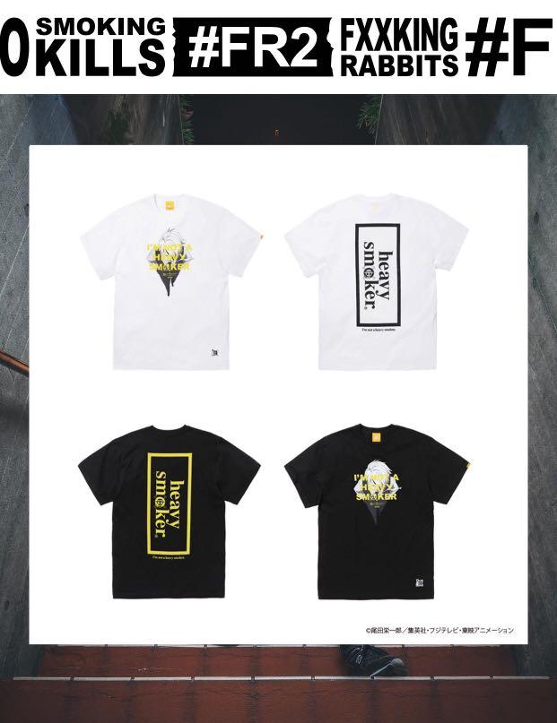 Fxxking Rabbits Fr2 X One Piece Sanji Ver Back Logo Men S Fashion Clothes Tops On Carousell
