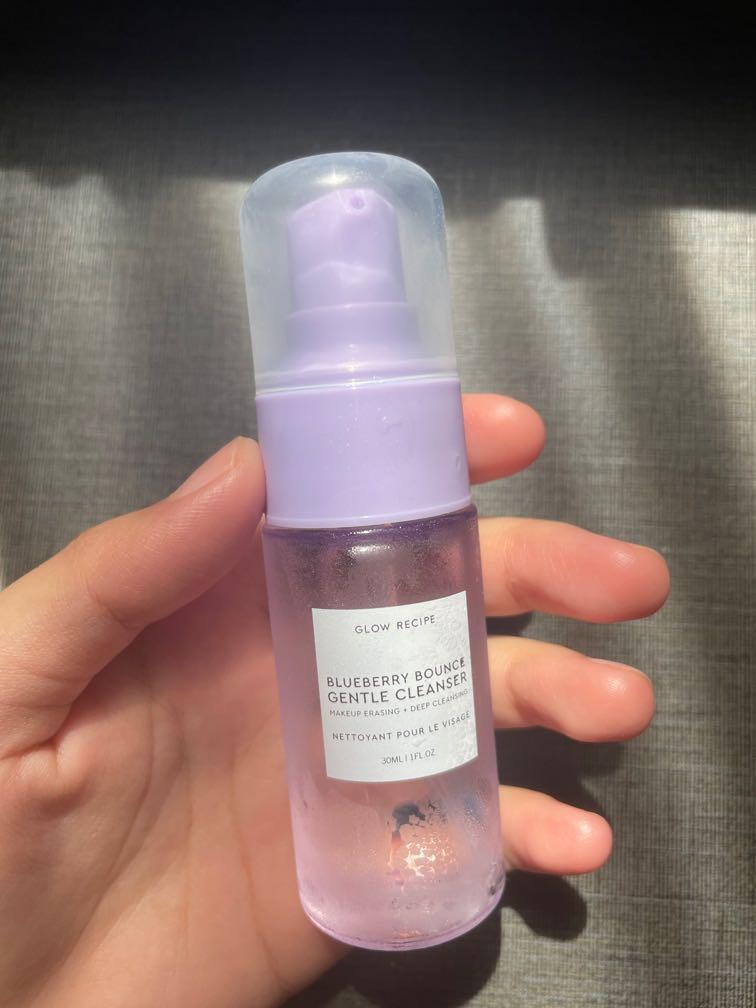 Glow Recipe Blueberry Bounce Gentle Cleanser 30ml Health Beauty Skin Bath Body On Carousell