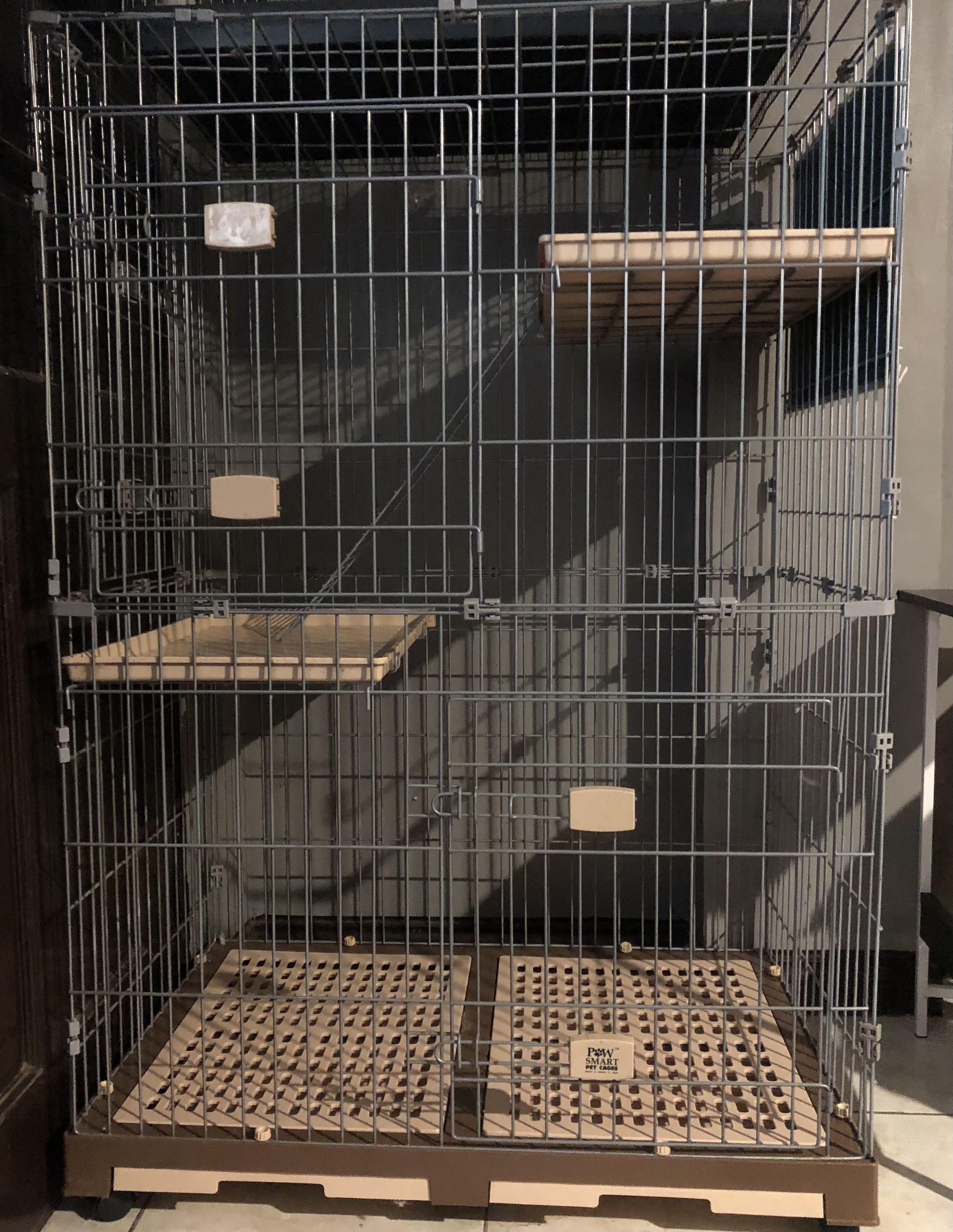 Cheap cat cages shop for sale