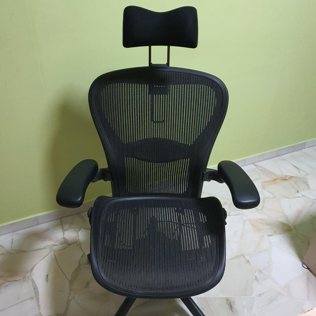 Herman Miller Size C Aeron FL RARE, Furniture & Home Living, Furniture