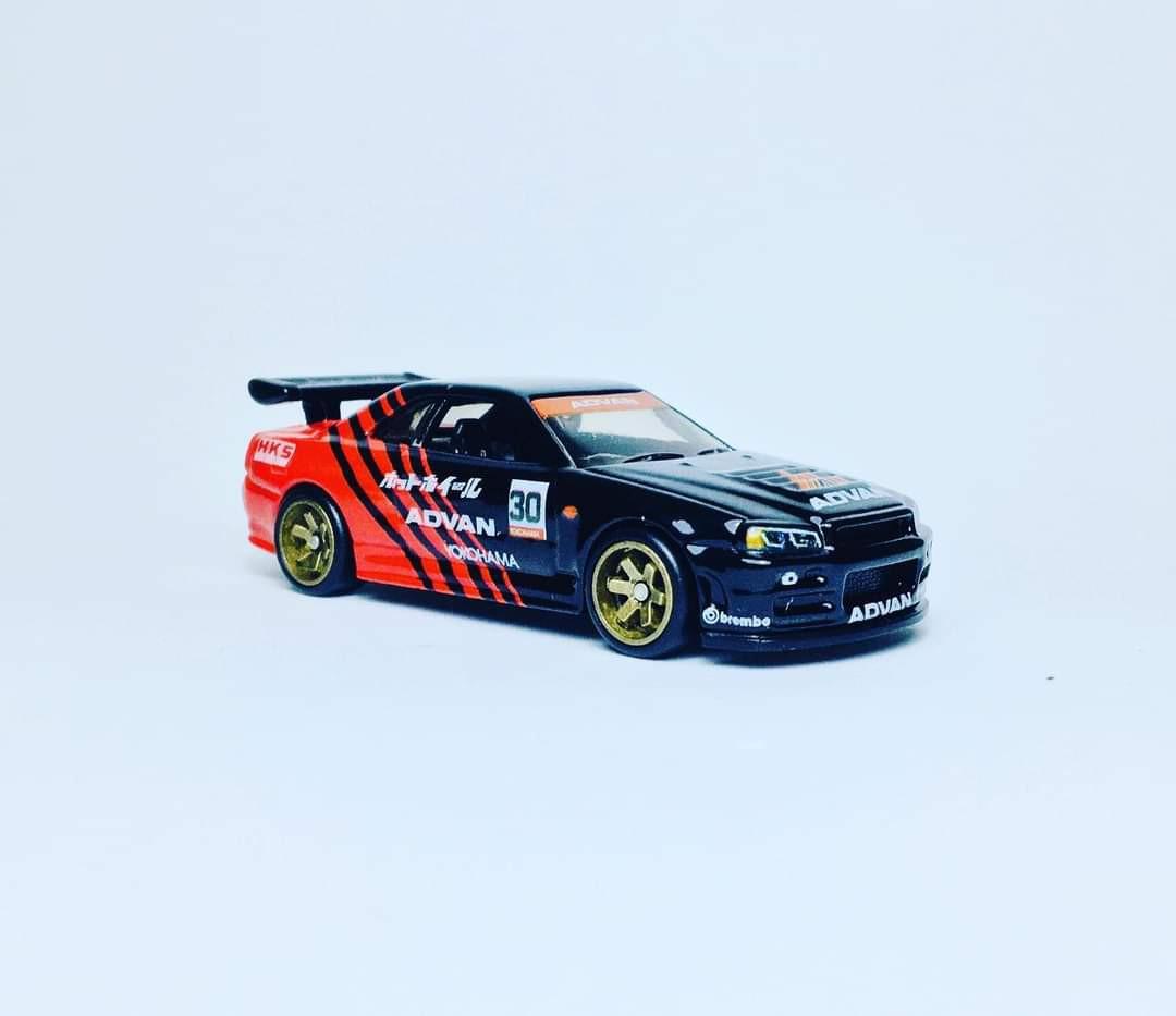 Hot wheels nissan skyline gtr sale r34 custom