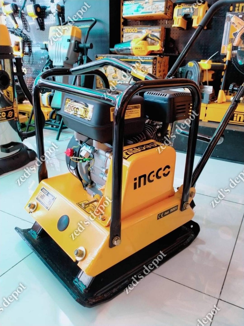 INGCO GCP100-2 6.5HP Gasoline Engine Plate Compactor Set (Industrial ...