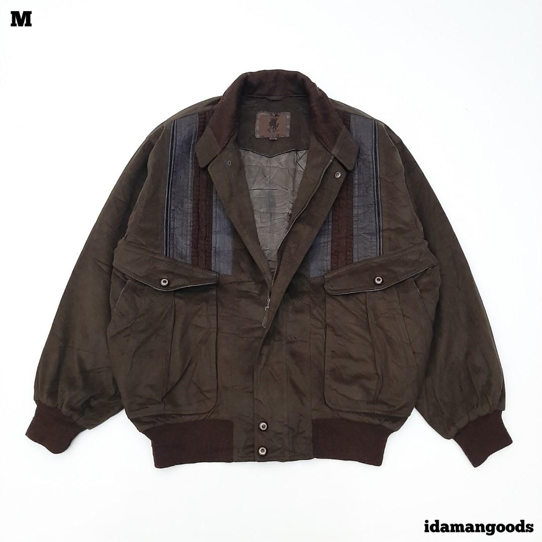 Ken valido flight jacket suede brown