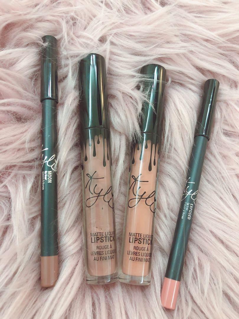 Kylie Cosmetics Liquid Lipstick Moon And Exposed Health Beauty Makeup On Carousell