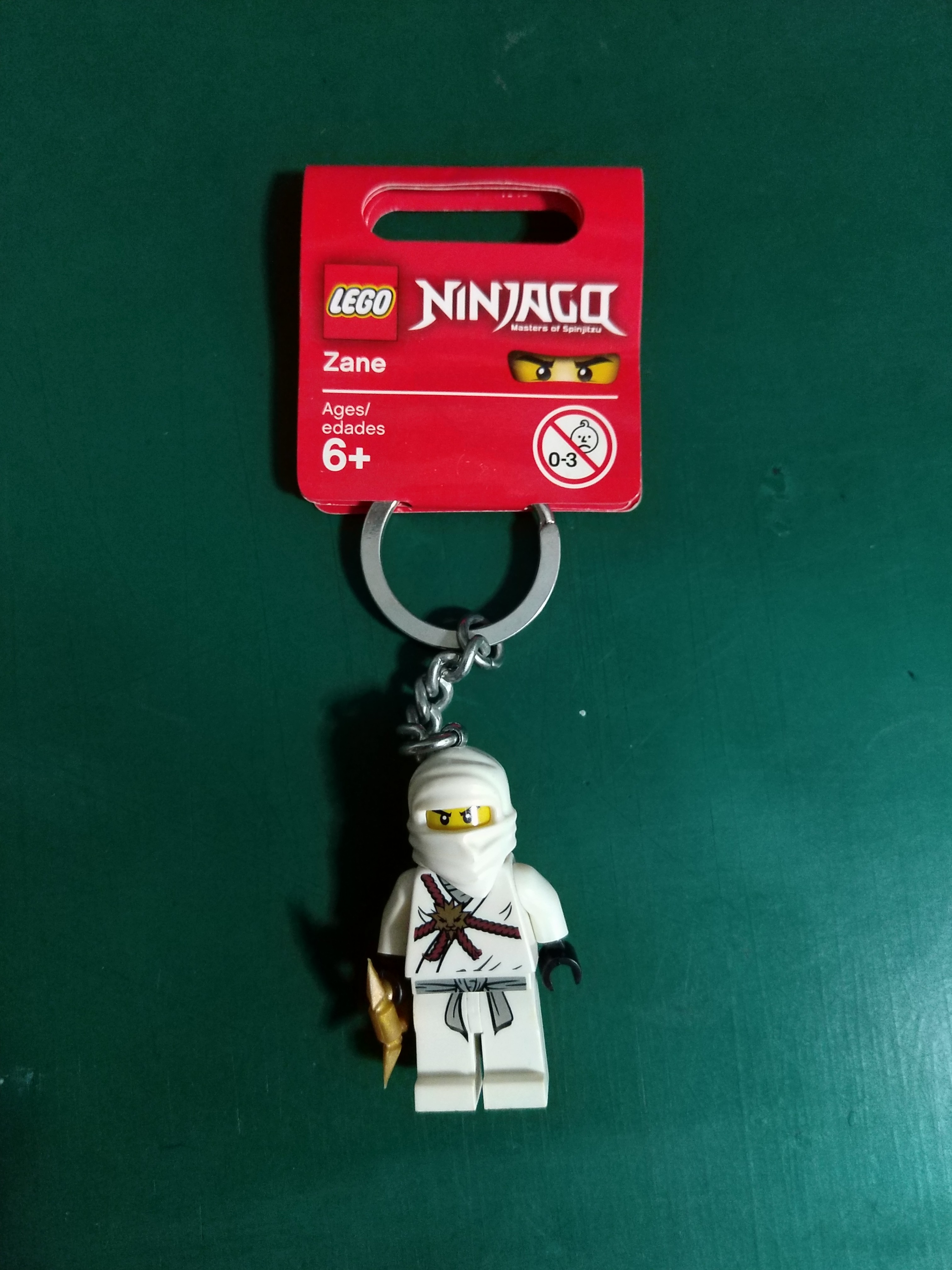 Lego Ninjago Zane keychain (853100), Toys & Games, Bricks & Figurines