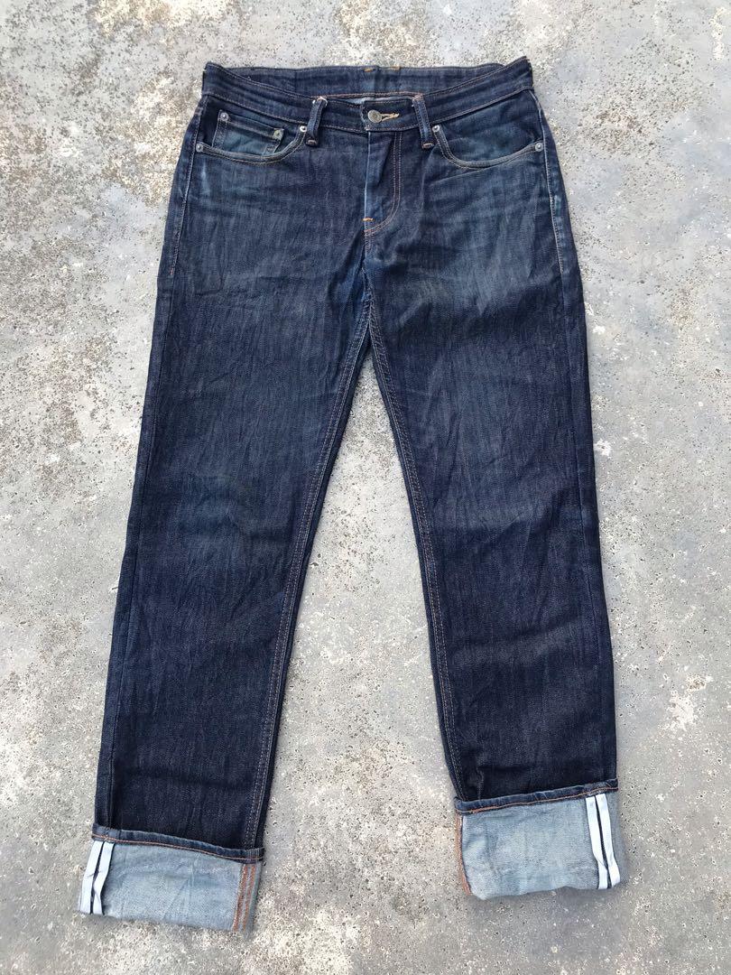 Levi's 511 deals selvedge black