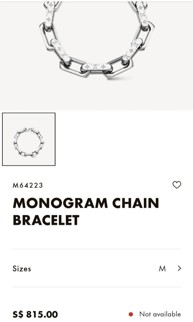 Louis Vuitton 2021 Monogram Chain Bracelet