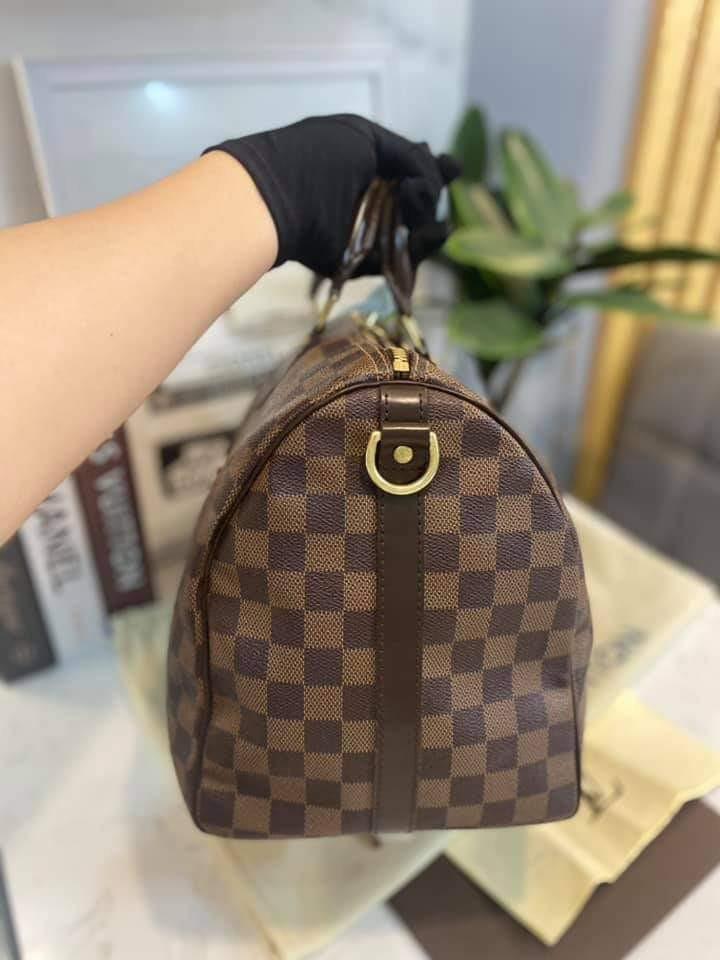 Louis Vuitton Speedy 35 Banduoulier Damier Ebene Bag (SP4103) + Receipt