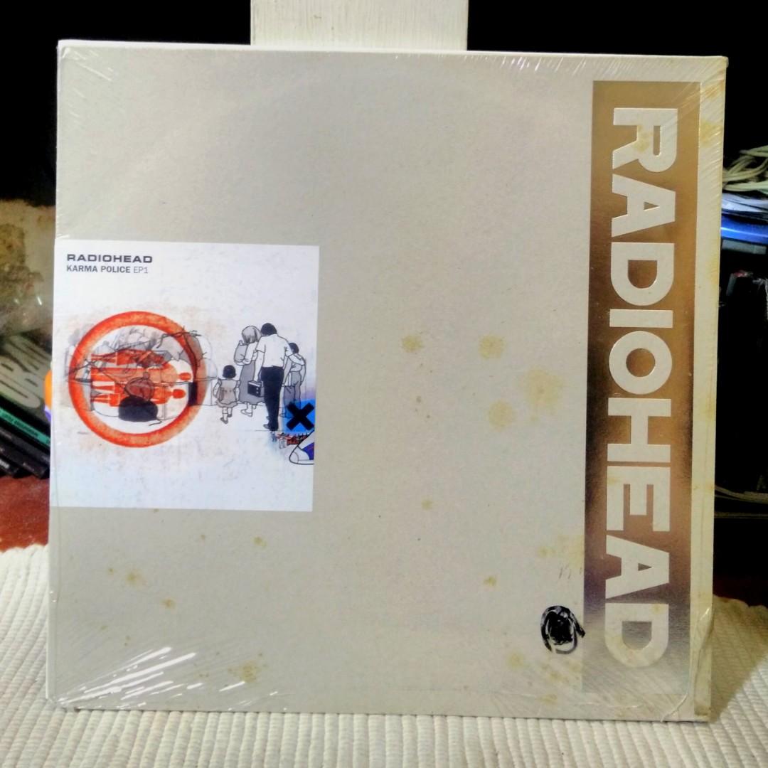 LP EP Radiohead. Karma Police. Single. VINYL RECORD. PIRING HITAM