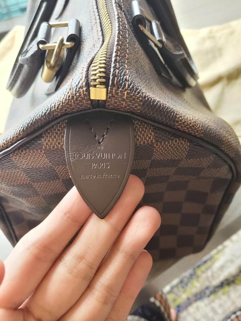 SOLD/LAYAWAY💕 Louis Vuitton Damier Ebene Speedy 30. DC: SP3191. Made in  France. With lock & key ❤️