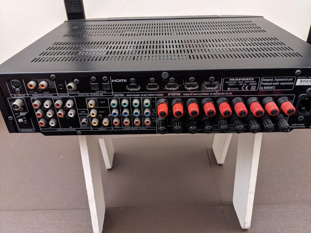 Marantz NR1601 AV Surround Receiver, 錄音器材, 可攜式音響設備 Carousell