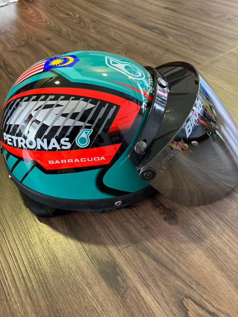 Mhr Half Cap Helmet, Motorcycles 