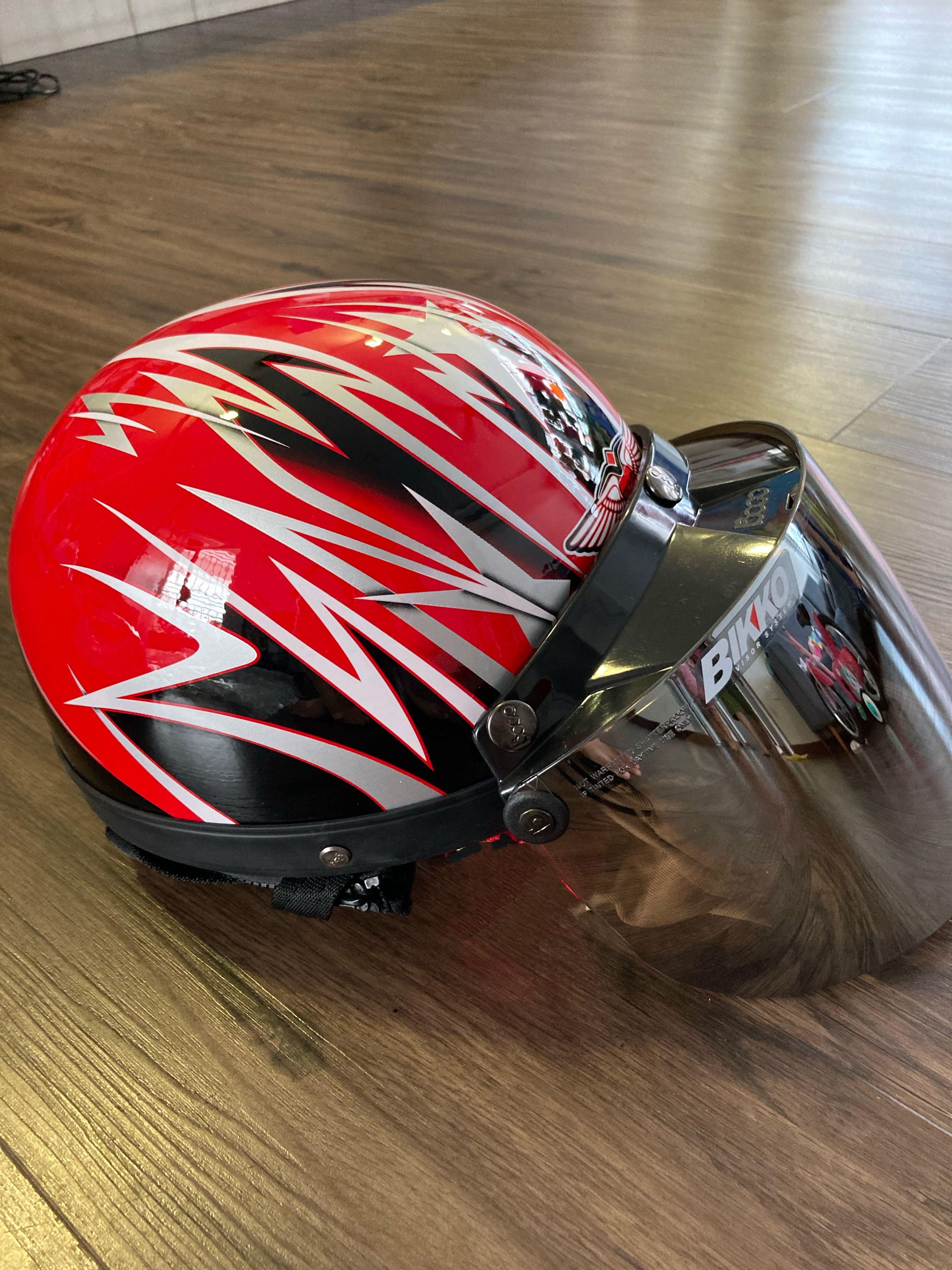 Mhr Half Cap Helmet, Motorcycles 