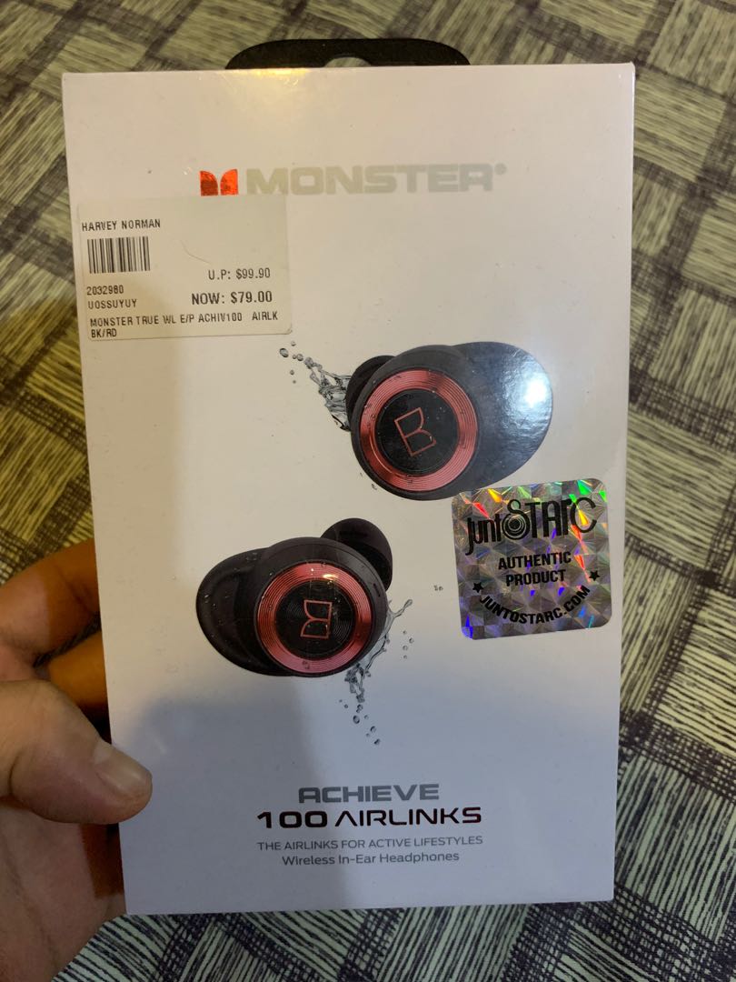 100 airlinks wireless in ear headphone 