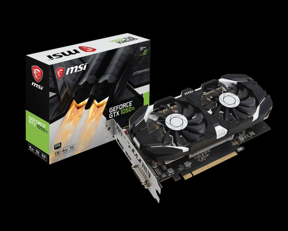 Msi Gtx 1050 Ti 4gt Ocv1 Gaming Graphics Card Component Gpu Graphic Nvidia Geforce Gtx1050 Gtx1050ti 1050ti Electronics Computer Parts Accessories On Carousell