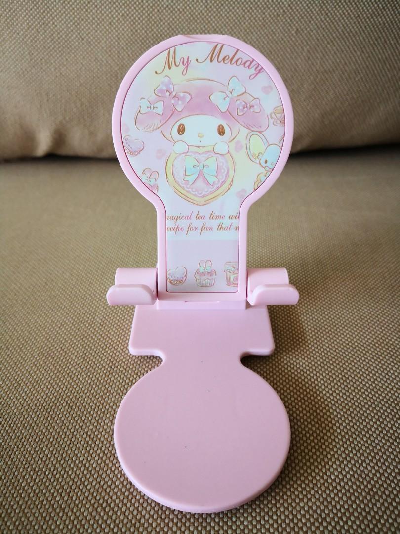 My Melody foldable cellphone stand (Category: Mounts & Holders) located in Manila. Submitted by maifabfinds (Listing ID 1078909679, Image 1). Description: .