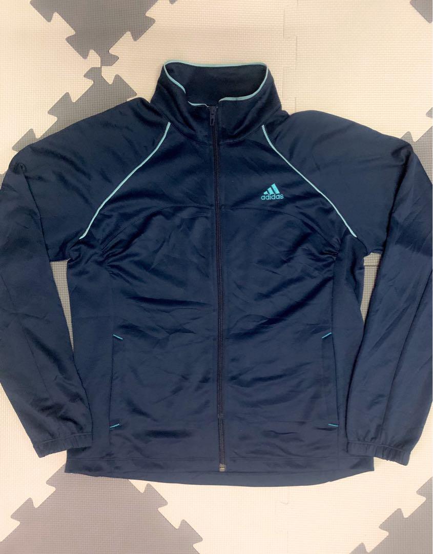 sky blue adidas jacket