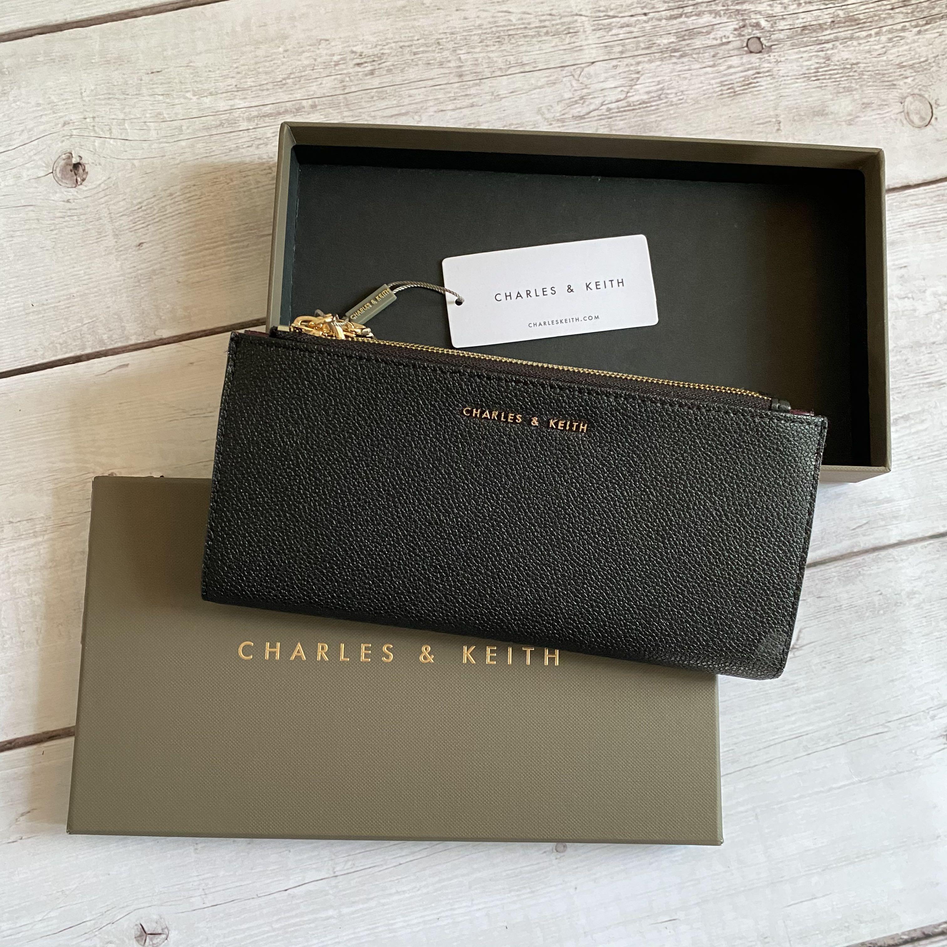 NEW] Charles & Keith Long Wallet, Luxury, Bags & Wallets on Carousell