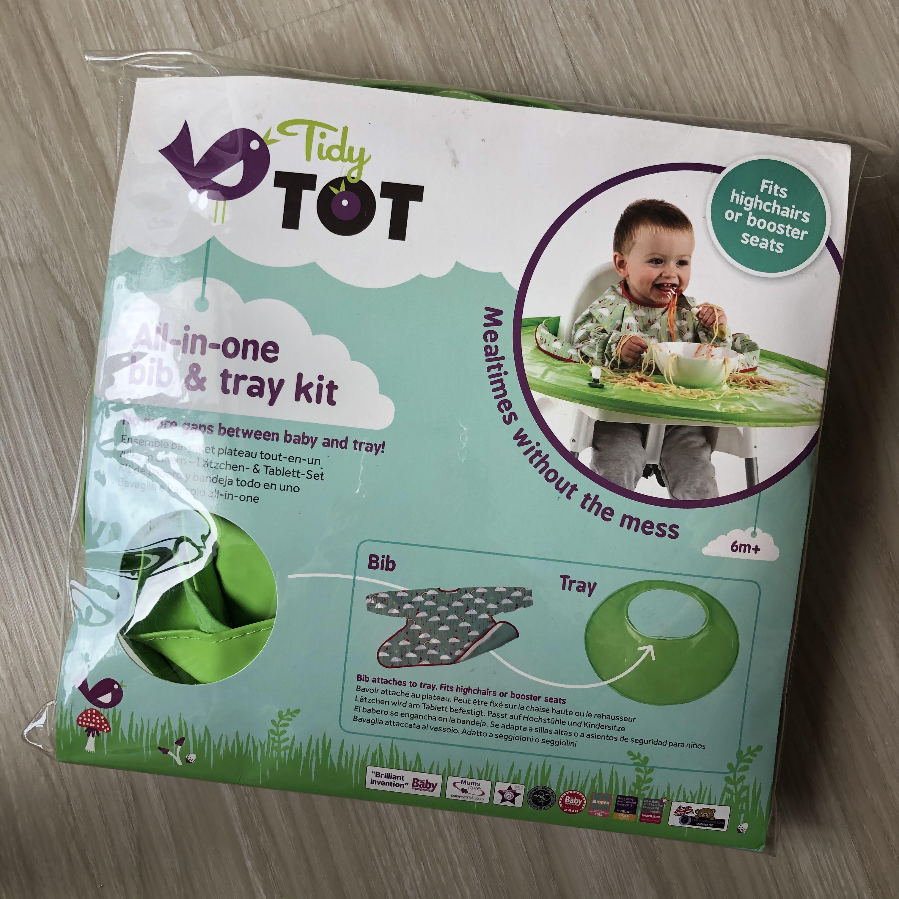 BRAND NEW Tidy Tot Baby Tray Bib Kit, Babies & Kids, Nursing & Feeding