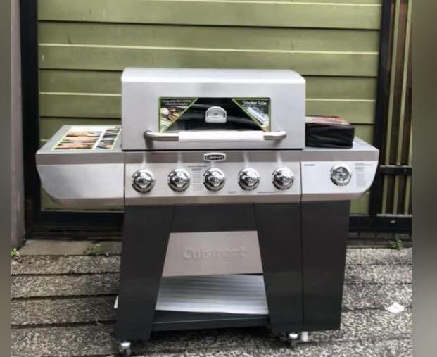 Cuisinart 3 in 1 stainless five burner gas grill 2025